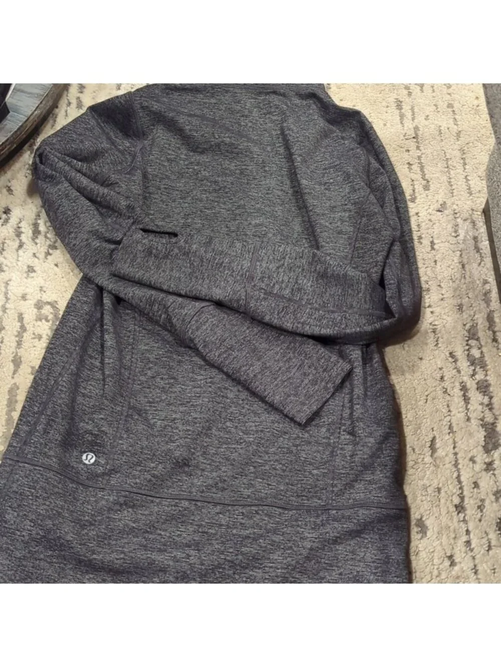 Lululemon In Stride Jacket Coal Wee Stripe / Coal